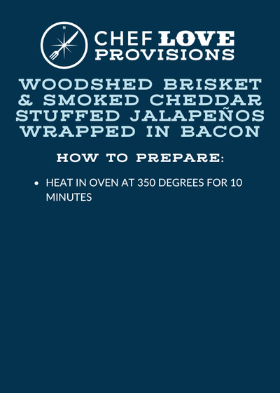 Woodshed Brisket & Smoked Cheddar Stuffed Jalapeños