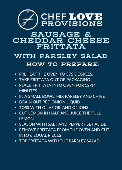 Sausage and Cheddar Frittata