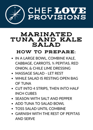 Marinated Tuna & Kale Salad