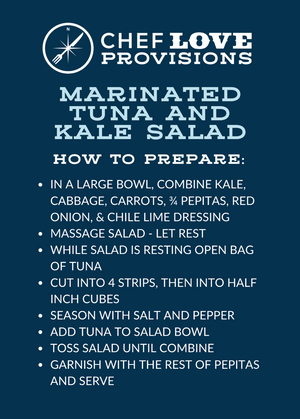 Marinated Tuna & Kale Salad
