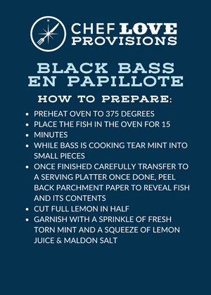 Black Bass En Papillote