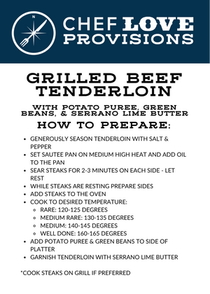 Grilled Beef Tenderloin