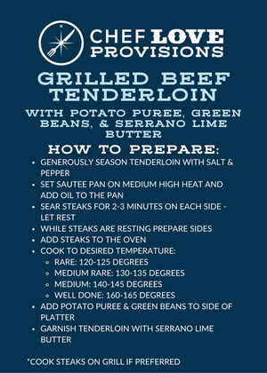 Grilled Beef Tenderloin