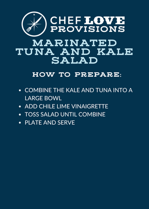 Marinated Tuna & Kale Salad