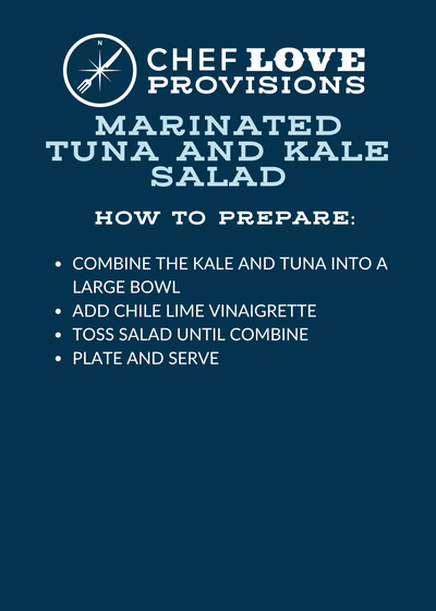 Marinated Tuna & Kale Salad