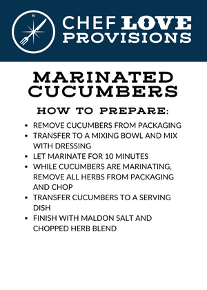 Marinated Cucumbers