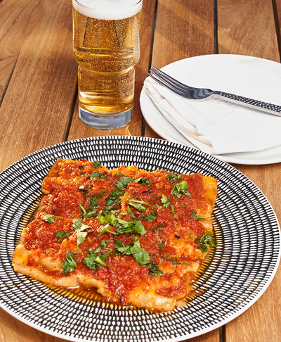 Cheese and Charred Onion Enchiladas