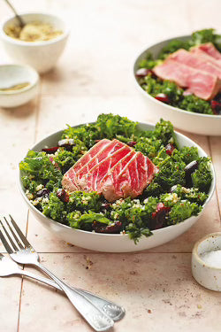 Raw Tuna & Kale Salad