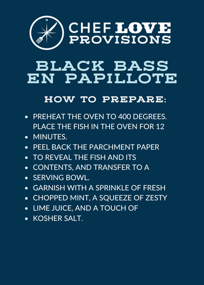 Black Bass En Papillote