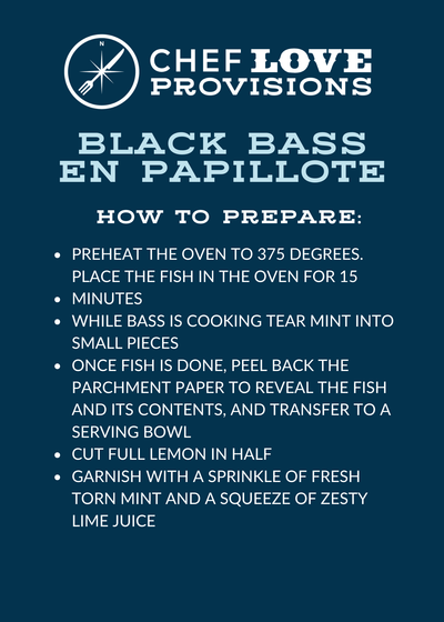 Black Bass En Papillote