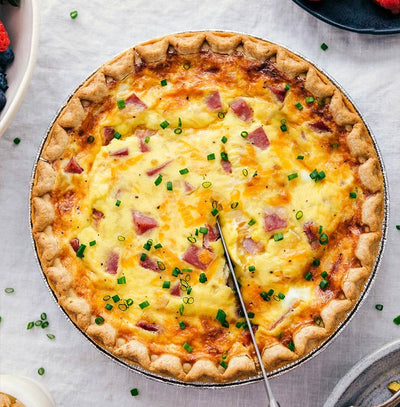 Jamon Iberico & Manchego Quiche