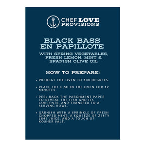 Black Bass En Papillote