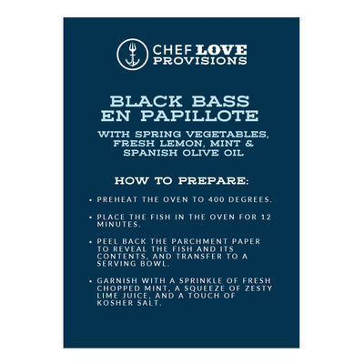 Black Bass En Papillote